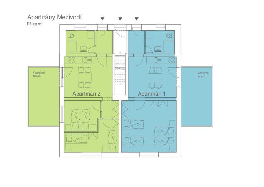 Apartmany Mezivodi Kycera Екстер'єр фото