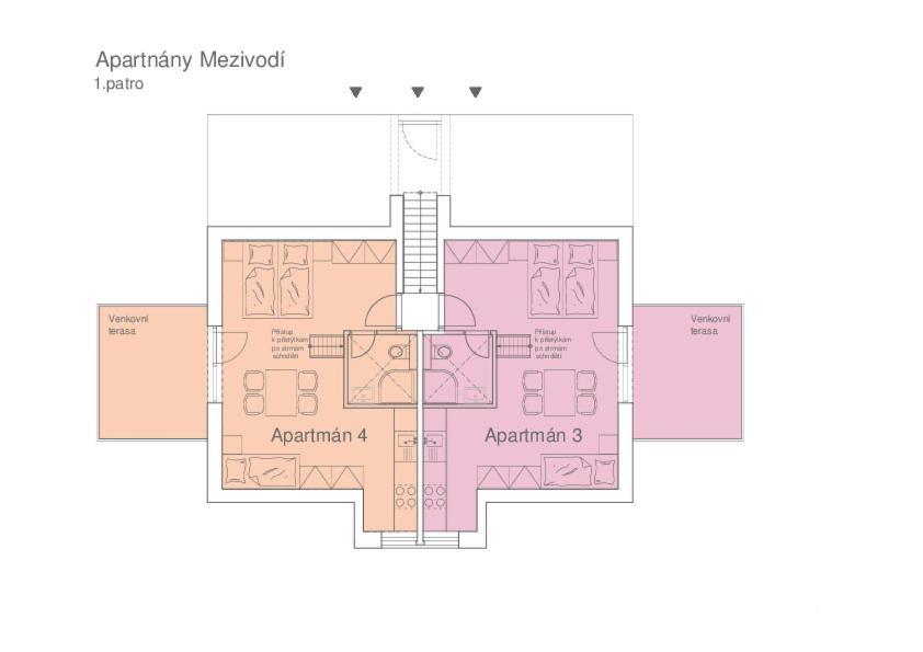 Apartmany Mezivodi Kycera Екстер'єр фото
